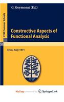 Constructive Aspects of Functional Analysis