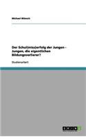 Erfolg und Misserfolg in der Schule. Sind Jungen die eigentlichen Bildungsverlierer?