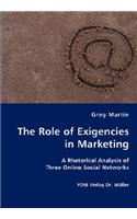 Role of Exigencies in Marketing - A Rhetorical Analysis of Three Online Social Networks