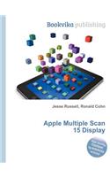 Apple Multiple Scan 15 Display: (English)