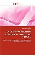 La discrimination par genre sur le marché du travail