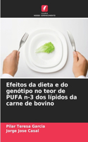 Efeitos da dieta e do genótipo no teor de PUFA n-3 dos lípidos da carne de bovino