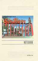 Vintage Lined Notebook Greetings from Southern Minnesota