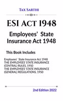 ESI Act 1948 | Employeesâ€™ State Insurance Act 1948 | 2nd Edition 2022