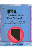 Nevada Elements of Literature, Standardized Test Prep Workbook Middle School: Help for Nevada Proficiency Examination