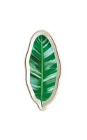 Banana Leaf Shaped Medium Porcelain Tray