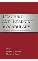 Teaching and Learning Vocabulary