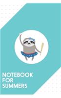 Notebook for Summers