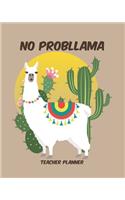 Teacher Planner No Probllama