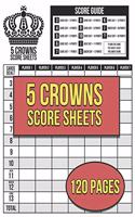 5 Crowns Score Sheets