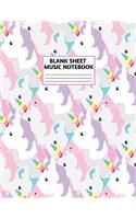 Blank Sheet Music Notebook