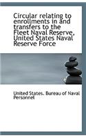 Circular Relating to Enrollments in and Transfers to the Fleet Naval Reserve, United States Naval Re