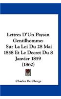 Lettres D'Un Paysan Gentilhomme