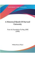 A Historical Sketch Of Harvard University: From Its Foundation To May, 1890 (1890)(English)