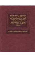Power Factor Correction