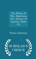Works of Wm. Robertson, D.D.