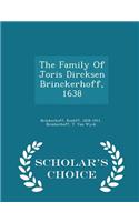 Family of Joris Dircksen Brinckerhoff, 1638 - Scholar's Choice Edition