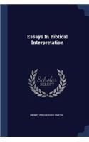 Essays In Biblical Interpretation