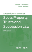 Avizandum Statutes on the Scots Law of Property, Trusts and Succession