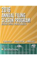 2016 Annual Filing Season Program Bilingual Edition: Spanish & English: Bilingual Afsp