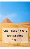 Archaeology Notebook: 6 x 9