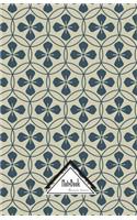 Notebook Journal Dot-Grid, Graph, Lined, No lined: Classic Vintage Japanese Flowers Geometric Pattern: Small Pocket Notebook Journal Diary, 120 pages, 5.5" x 8.5"(Blank Notebook Journal)
