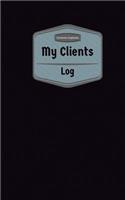 My Clients Log (Logbook, Journal - 96 pages, 5 x 8 inches): My Clients Logbook (Purple Cover, Small)