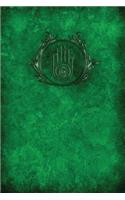 Monogram Jainism Notebook: Blank Journal Diary Log(44 Monogram Verdant 150 Lined)