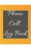 Phone Call Log Book