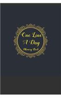 One Line A Day Memory Book