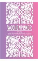 Wochenplaner meine Ziele Kontakte Termine Notizen