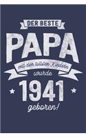 Der Beste Papa wurde 1941 geboren: Wochenkalender 2020 mit Jahres- und Monatsübersicht und Tracking von Gewohnheiten - Terminplaner - ca. Din A5