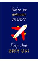 You're An Awesome Pilot Keep That Shit Up!
