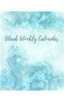 Blank Weekly Calendar: Monday through Friday undated 52-week planner