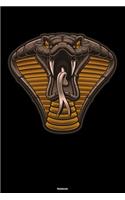 Notebook: Deadly Snake Journal King Cobra Reptile Composition Book Viper Gift