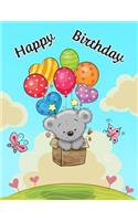 Happy Birthday: Notebook, Journal, Diary, 365 Lined Pages, Birthday Gifts for Boys or Girls, Kids, Teens, Women or Men, Mom or Dad, Grandma or Grandpa, Husband or W