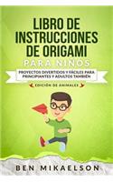Libro de Instrucciones de Origami Para Niños Edición de Animales