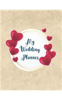 My Wedding Planner: Wedding Reception Planning Journals and Notebooks with Timeline Pages and Budget Planner