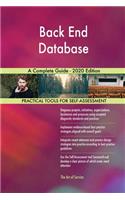 Back End Database A Complete Guide - 2020 Edition