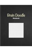 Brain Doodle Notebook: 1/5" Octagonal Graph Ruling, 100 Pages