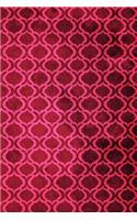 Bullet Journal Notebook Damask Pattern 1: 112 Page Numbered Dot Grid Bullet Journal with Index Pages and Key Pages in Portable 6 X 9 Size.