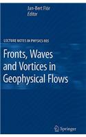 Fronts, Waves and Vortices in Geophysical Flows