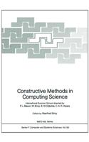 Constructive Methods in Computing Science