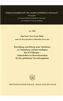 Entwicklung und Eichung eines Verfahrens zur Feststellung verbaler Intelligenz bei 16/17jährigen