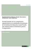 Fortalecimiento de la competencia argumentativa en estudiantes de primaria de la Institución Educativa Laura Vicuña