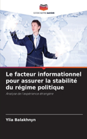 Le facteur informationnel pour assurer la stabilité du régime politique