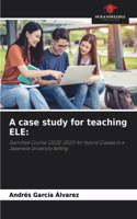 case study for teaching ELE