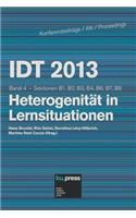 IDT 2013 Band 4 Heterogenität in Lernsituationen