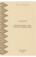 Dictionnaire français-kabyle. Parler des At Mangellat (Algérie)