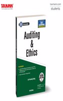 Taxmann's Auditing & Ethics (Paper 5 | Auditing) â€“ Student-oriented study material covering subject matter in tabular format in simple & concise language | CA Inter | Jan./May/Sep. 2025 Exams